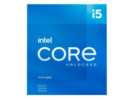 Processador Intel Core i5 11600KF 3.9GHz (5.0GHz Turbo), 11ª Geração, 6-Cores 12-Threads, LGA 1200, BX8070811600KF