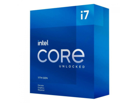 Processador Intel Core i7 11700KF 3.6GHz (5.0GHz Turbo), 11ª Geração, 8-Cores 16-Threads, LGA 1200, BX8070811700KF