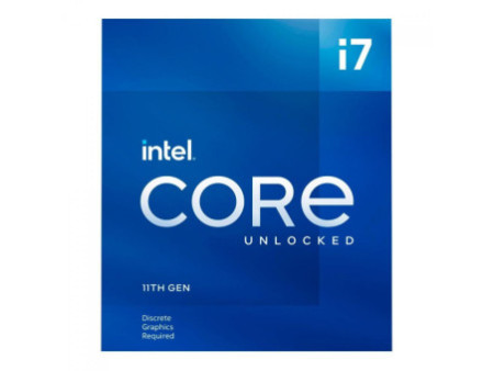 Processador Intel Core i7 11700KF 3.6GHz (5.0GHz Turbo), 11ª Geração, 8-Cores 16-Threads, LGA 1200, BX8070811700KF
