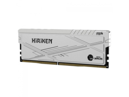Memória DDR4 Gamer Ninja Hiriken, 16GB, 3200MHz, Branco, GN-RM-HK16G32C22WD4N