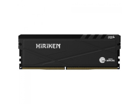 Memória DDR4 Gamer Ninja Hiriken, 8GB, 3200MHz, Preto, GN-RM-HK8G32C22BD4N