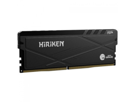 Memória DDR4 Gamer Ninja Hiriken, 8GB, 3200MHz, Preto, GN-RM-HK8G32C22BD4N