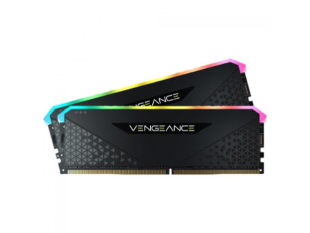 Memória DDR4 Corsair Vengeance RGB RS, 16GB (2x8GB), 3600MHz, Black, CMG16GX4M2D3600C18
