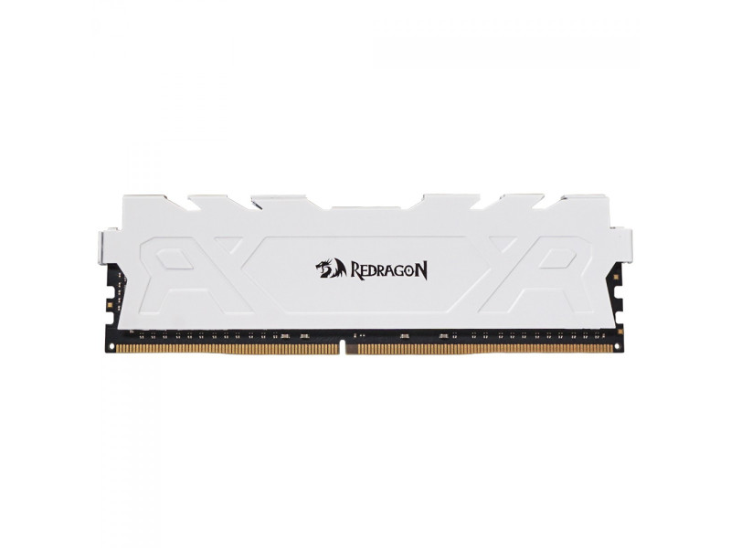 Memória DDR4 Redragon Rage, 8GB, 3200MHz, Branco, GM-711