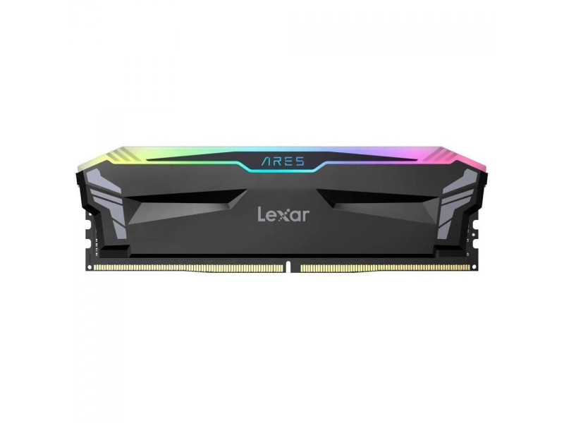 Memória DDR4 Lexar Ares, RGB, 16GB, 3600MHz, Black, LD4BU016G-R3600GSLA