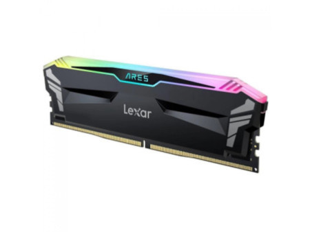 Memória DDR4 Lexar Ares, RGB, 16GB, 3600MHz, Black, LD4BU016G-R3600GSLA