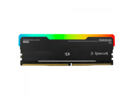 Memória DDR4 Redragon Magma, RGB, 8GB, 3200Mhz, Black, GM-801