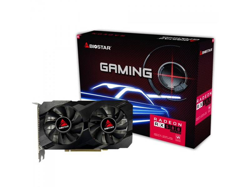 Placa de Vídeo Biostar AMD Radeon RX 580 2048SP, 8GB, GDDR5, 256 Bit, VA5815RF82