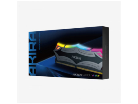 Memória DDR4 HIKSEMI Akira, RGB, 16GB, 3200Mhz, Black, HSC416U32Z4