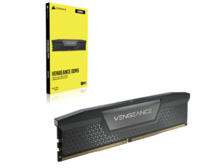 Memória DDR5 Corsair Vengeance, 32GB, 5200MHz, Black, CMK32GX5M1B5200C40