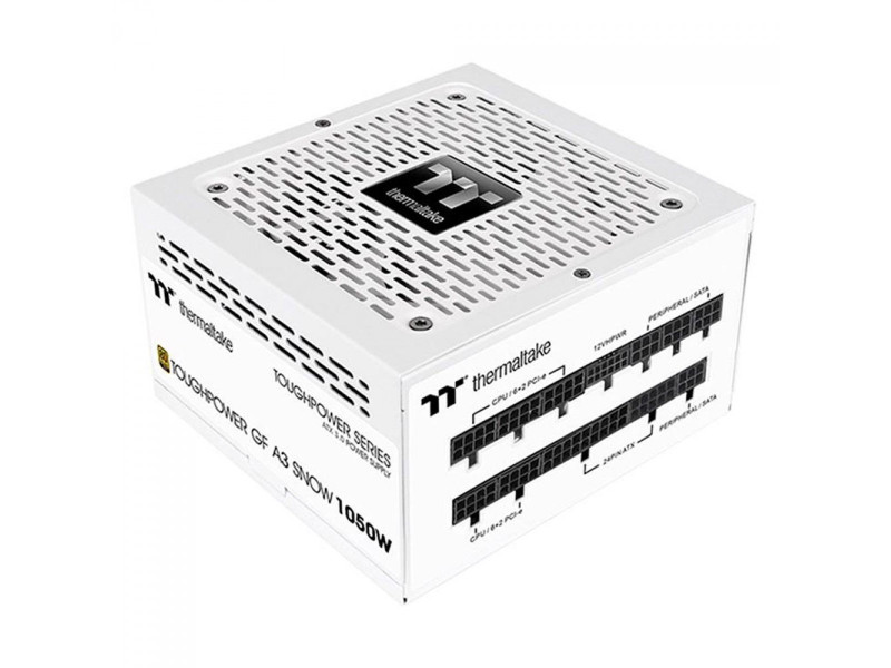 Fonte Thermaltake Toughpower GF A3 Snow, 1050W, 80 Plus Gold, PFC Ativo, Full Modular, Branco, PS-TPD-1050FNFAGB-N