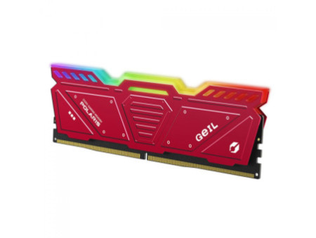 Memória DDR5 Geil Polaris RGB, 32GB (2x16GB), 5200MHz, Red, GOSR532GB5200C38BDC