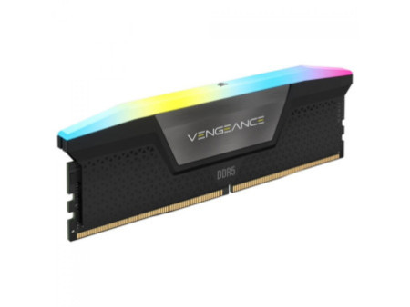 Memória DDR5 Corsair Vengeance RGB, 32GB (2x16GB), 6200MHz, Preto, CMH32GX5M2B6200C36