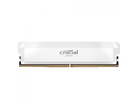 Memória DDR5 Crucial Pro OC, 16GB, 6400MHz, Branca, CP16G64C38U5W