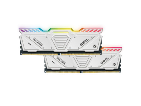 Memória DDR5 Geil Polaris RGB, 32GB (2x16GB), 5200MHz, White, GOSW532GB5200C38BDC