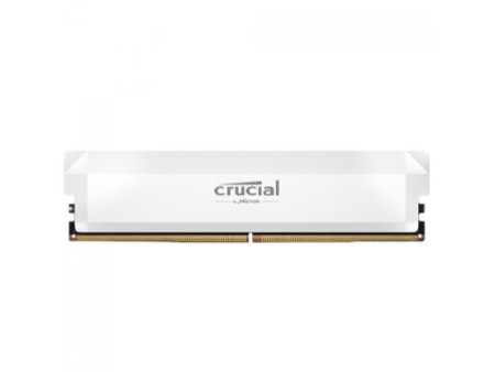 Memória DDR5 Crucial Pro OC, 16GB, 6000MHz, Branca, CP16G60C36U5W