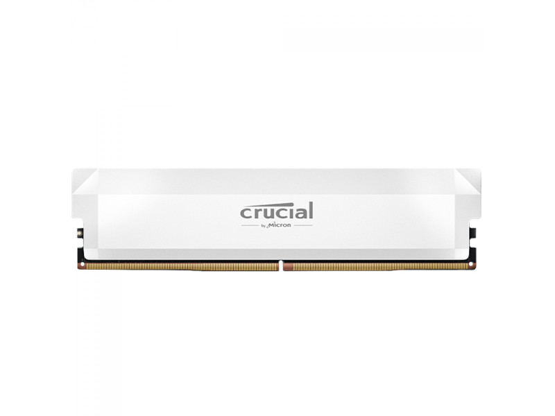 Memória DDR5 Crucial Pro OC, 16GB, 6000MHz, Branca, CP16G60C36U5W