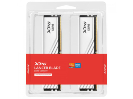 Memória DDR5 XPG Lancer Blade, 16GB (2x8GB), 6000MHz, White, AX5U6000C4816G-DTLABWH