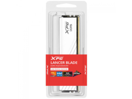 Memória DDR5 XPG Lancer Blade RGB, 32GB, 6000MHz, White, AX5U6000C3032G-SLABRWH