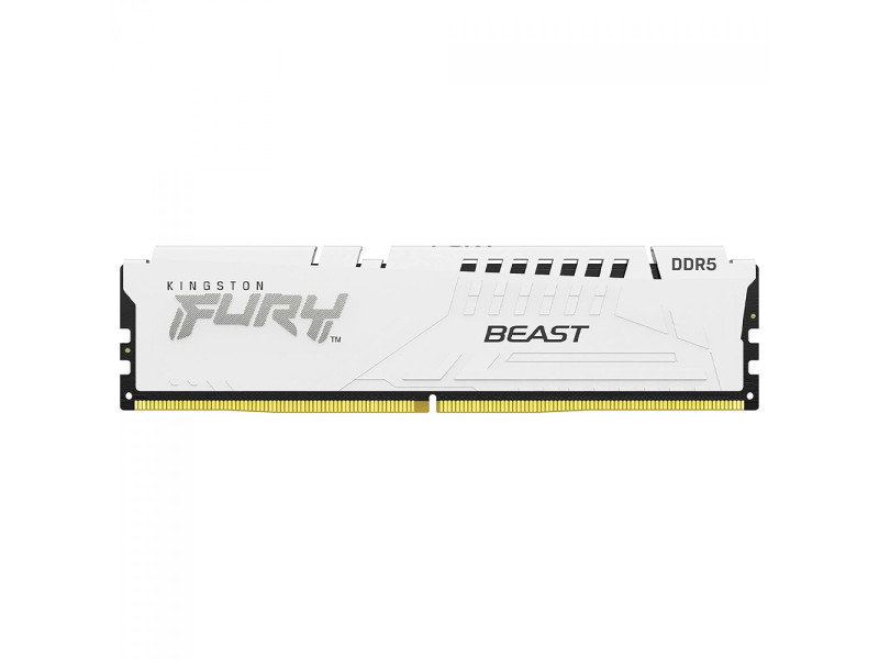 Memória DDR5 Kingston FURY Beast, 16GB, 6000MHz, White, KF560C30BWE-16