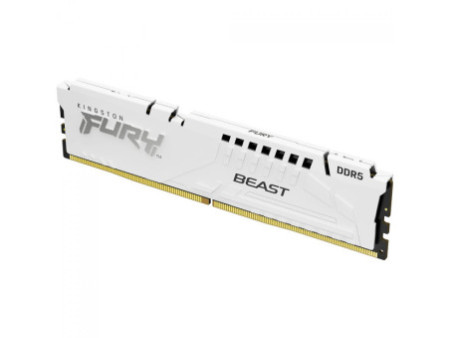 Memória DDR5 Kingston FURY Beast, 16GB, 6000MHz, White, KF560C30BWE-16