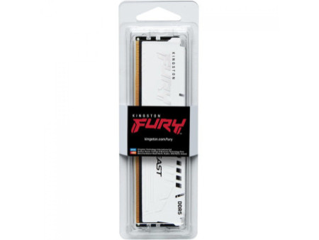 Memória DDR5 Kingston FURY Beast, 16GB, 6000MHz, White, KF560C30BWE-16