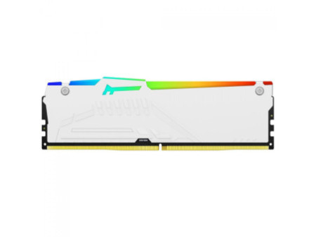 Memória DDR5 Kingston Fury Beast, RGB, 16GB, 6000Mhz, White, KF560C30BWEA-16