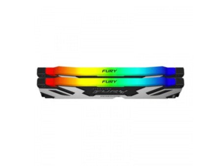 Memória DDR5 Kingston Fury Renegade, RGB, 32GB (2x16GB), 7200Mhz, Black, KF572C38RSAK2-32