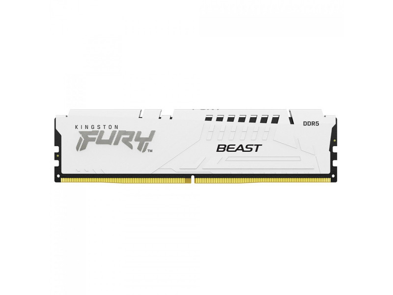 Memória DDR5 Kingston Fury Beast, 16GB, 5600MHz, White, KF556C36BWE-16