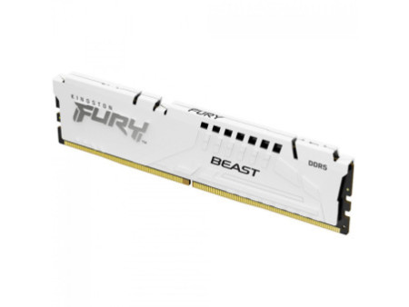Memória DDR5 Kingston Fury Beast, 16GB, 5600MHz, White, KF556C36BWE-16