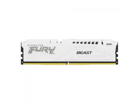 Memória DDR5 Kingston Fury Beast, 32GB, 5600MHz, White, KF556C36BWE-32