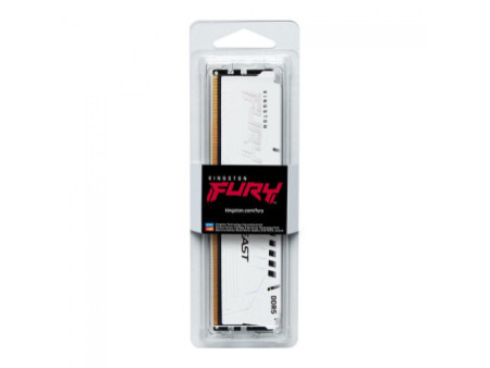 Memória DDR5 Kingston Fury Beast, 32GB, 5600MHz, White, KF556C36BWE-32