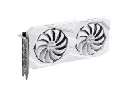Placa de Vídeo ASRock Radeon RX 6600 Challenger White, 8GB, GDDR6, FSR, Ray Tracing, Branco, 90-GA4UZZ-00UANF