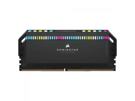 Memória DDR5 Corsair Dominator Platinum RGB, 32GB (2x16GB), Preto, 5200MHz, CMT32GX5M2B5200C40