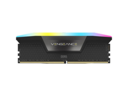 Memória DDR5 Corsair Vengeance RGB, 32GB (2x16GB), 6000MHz, Preto, CMH32GX5M2B6000C36