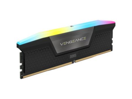 Memória DDR5 Corsair Vengeance RGB, 32GB (2x16GB), 6000MHz, Preto, CMH32GX5M2B6000C36