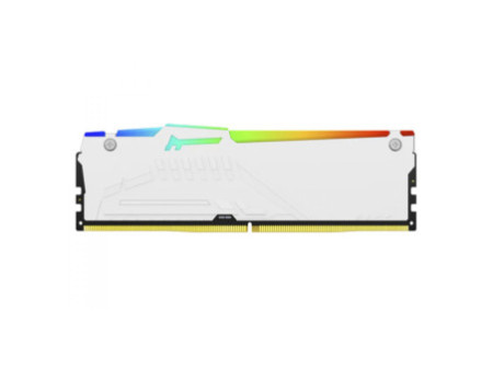 Memória DDR5 Kingston Fury Beast, RGB, 16GB, 5600Mhz, White, KF556C40BWA-16