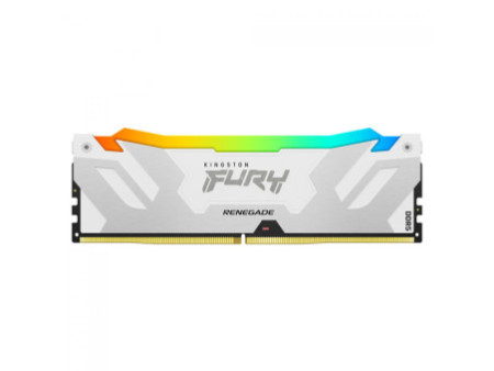 Memória DDR5 Kingston Fury Renegade, RGB, 16GB, 6800Mhz, White, KF568C36RWA-16