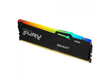 Memória DDR5 Kingston Fury Beast EXPO, RGB, 8GB, 5200Mhz, Black, KF552C36BBEA-8