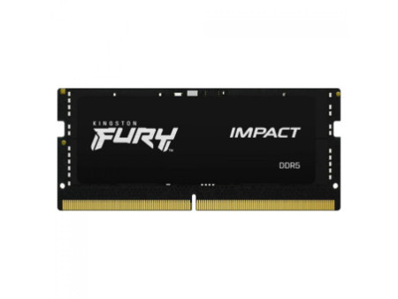 Memória Para Notebook DDR5 Kingston Fury Impact, 32GB, 4800MHz, CL38, Black, KF548S38IB-32