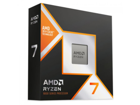 Processador AMD Ryzen 7 9800X3D, 4.7GHz (5.2GHz Turbo), 8-Cores 16-Threads, AM5, Sem Cooler, 100-100001084WOF