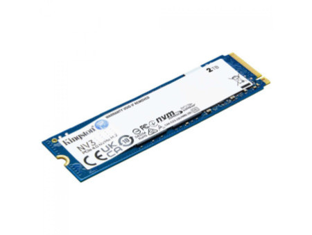SSD Kingston NV3, 2TB, M.2 NVMe, 2280, PCIe 4.0, Leitura 6000MBs e Gravação 5000MBs, SNV3S/2000G