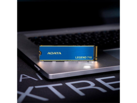 SSD Adata Legend 710, 512GB, M.2 2280 NVMe Leitura 2.400MBs, Gravação 1.600MBs, ALEG-710-512GCS