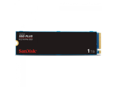 SSD SanDisk Plus, 1TB, M.2 NVMe PCIe 3.0, Leitura 3200MBs e Gravação 2500MBs, SDSSDA3N-1T00-G26