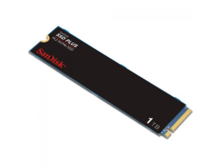 SSD SanDisk Plus, 1TB, M.2 NVMe PCIe 3.0, Leitura 3200MBs e Gravação 2500MBs, SDSSDA3N-1T00-G26