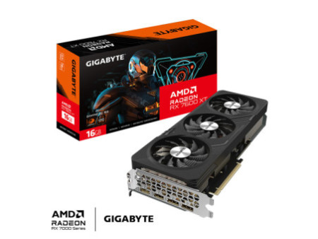 Placa de Vídeo Gigabyte AMD Radeon RX 7600 XT Gaming OC, 16GB, GDDR6, FSR, Ray Tracing, GV-R76XTGAMING OC-16GD