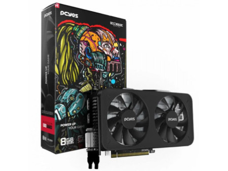 Placa de Vídeo PCYES AMD Radeon RX 570, 8GB, GDDR5, 256-Bit, PVEX5708GB2F