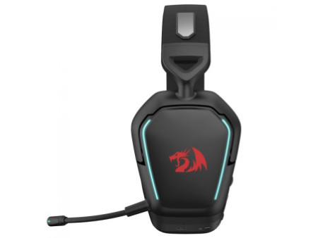 Headset Gamer Redragon Mira, 3-Mode, Wireless, Bluetooth, USB, Drivers de 40mm, Microfone Destacável, Cancelamento De Ruído, Bla
