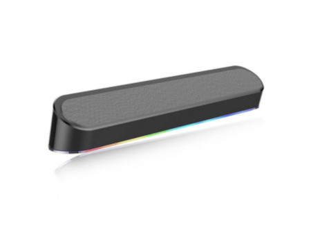 Soundbar Gamer Redragon, Adiemus GS560, RGB, Stereo 2.0, USB, 3.5mm, 2x3W, GS560