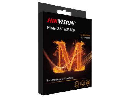 SSD Hikvision Minder, 480GB, Sata III, Leitura 550MBs e Gravação 470MBs, HS-SSD-Minder(S) 480G
